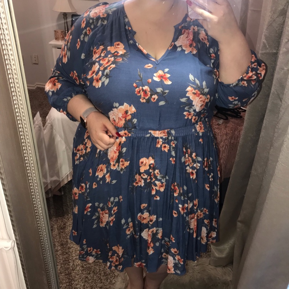 Floral Dress - plus size